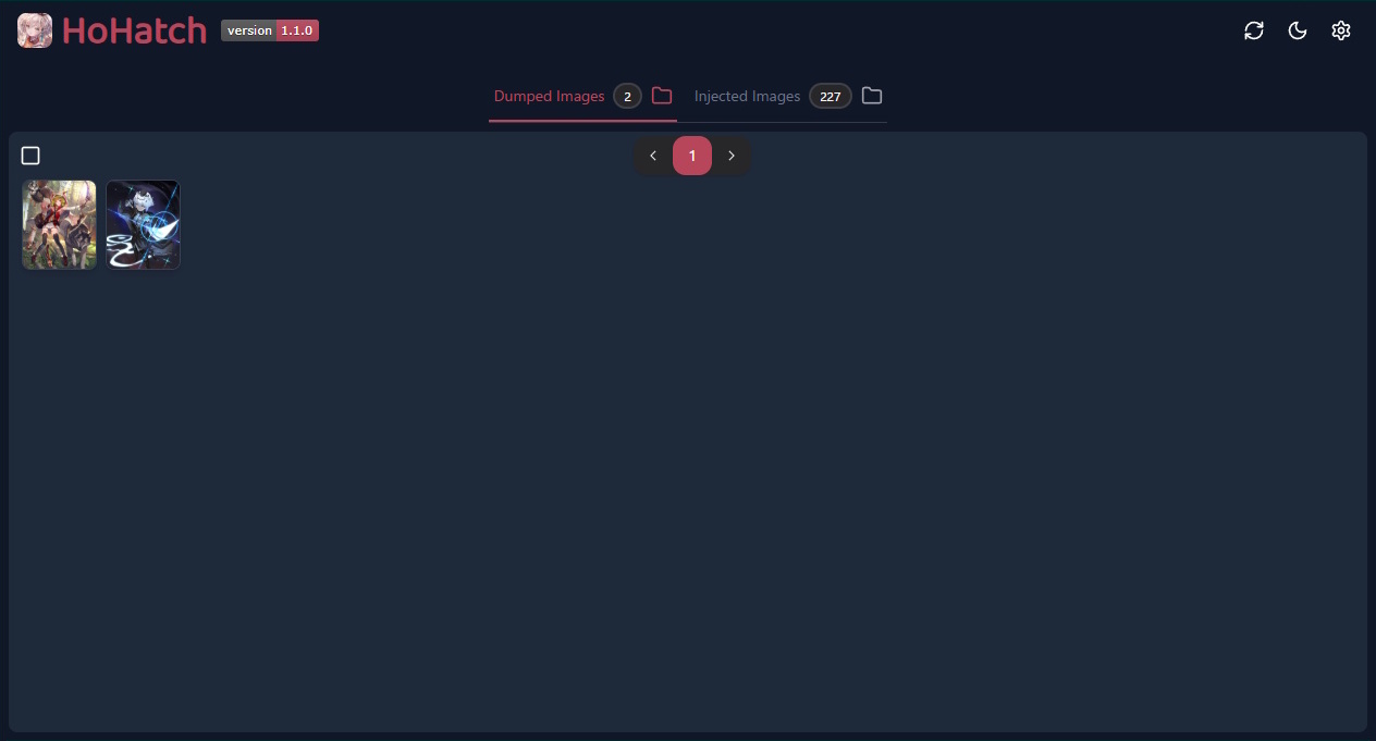 HoHatch Application Screenshot